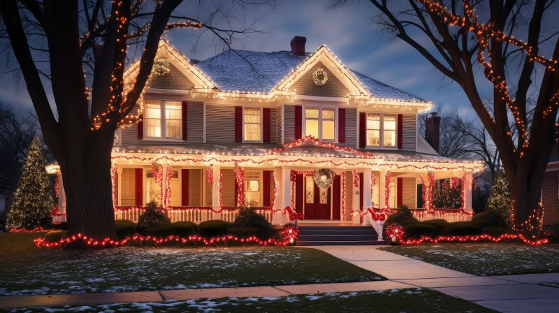 Christmas Lights Installation in Overland Park, KS