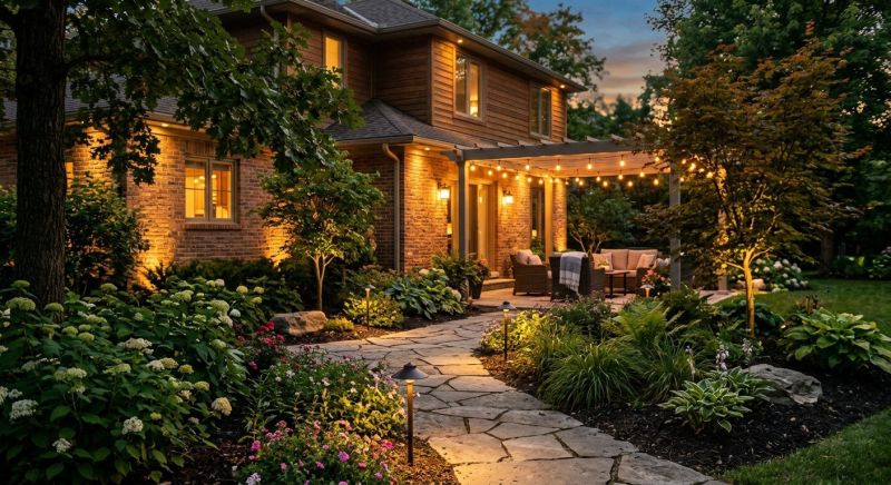 Garden Lighting Installation in Denver County, CO
