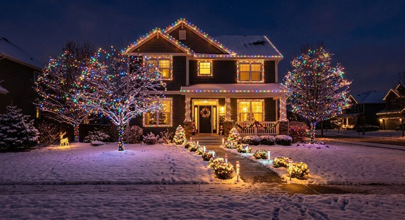 Holiday Lights Installation in Kansas City, KS