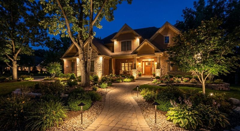 Terrace Lighting Installation in Overland Park, KS
